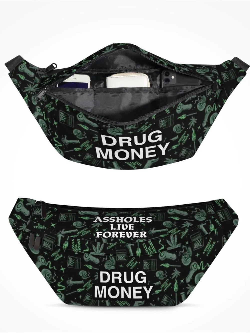 Assholes Live Forever - “Drug Money” Fanny Pack